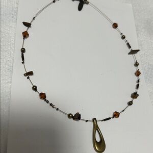 Elegant Gold and Brown Jewelry